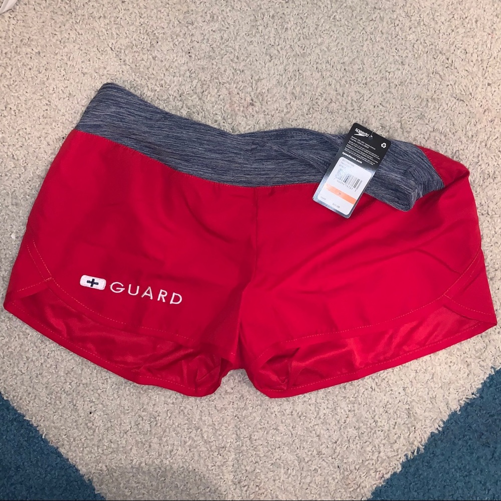 Speedo lifeguard athletic shorts